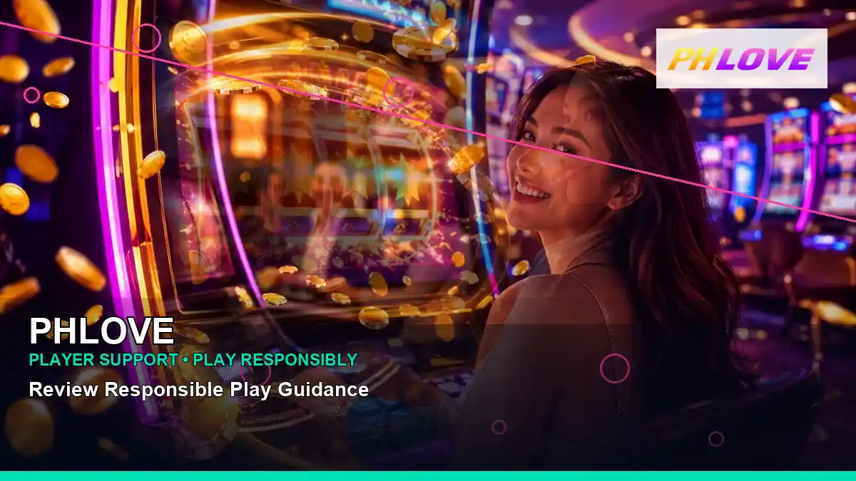 PHLOVE neon-lit neon jackpot slot games in a layered collage layout for Philippine players