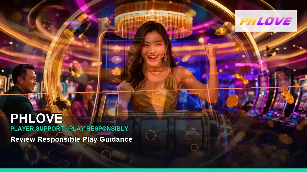 PHLOVE high-energy casino cashback rewards in a centered layout for Philippine players