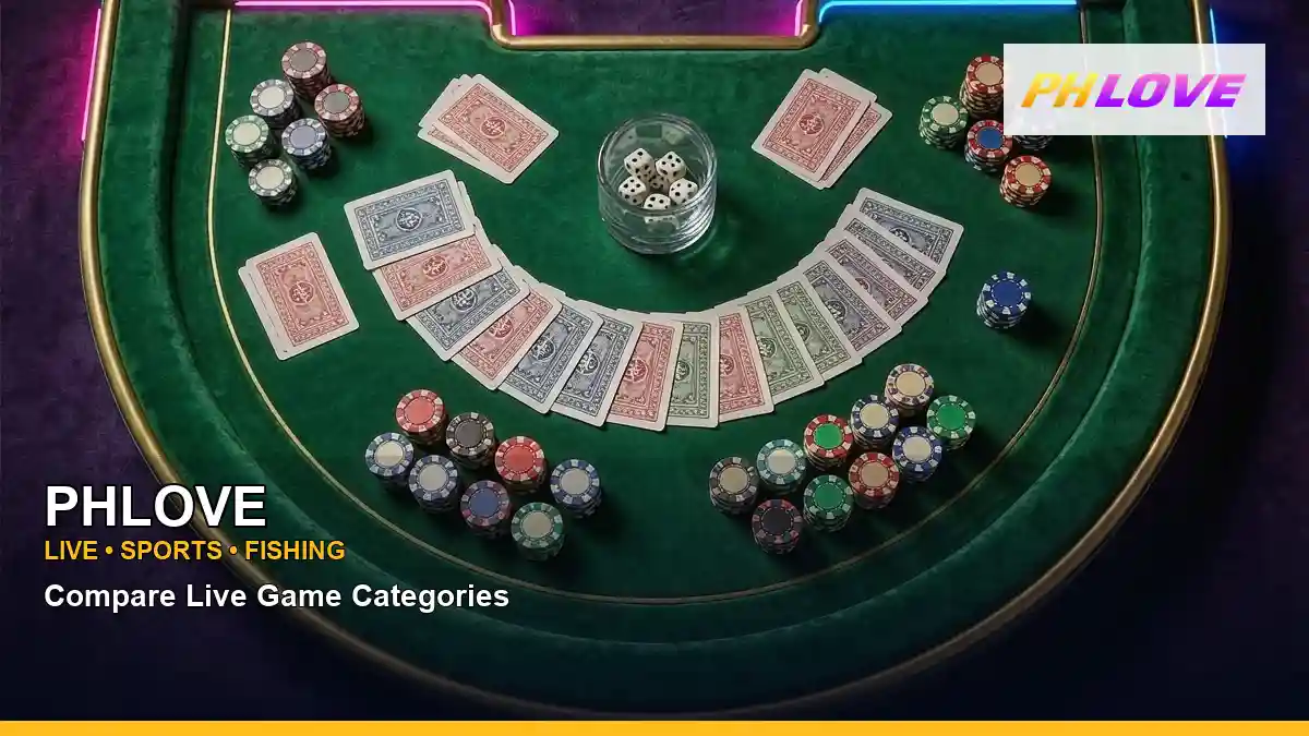 PHLOVE studio behind scenes live casino table games highlighting mobile-friendly casino play